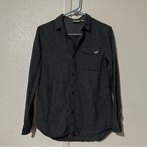 Vans Men's Charcoal Button-Down Shirt